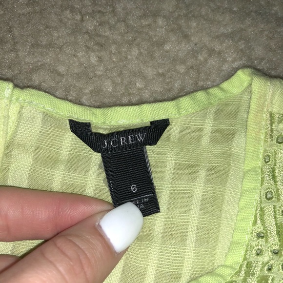 Green J Crew tank top - Picture 2 of 6